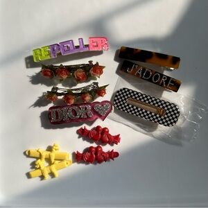 Man Repeller Flagpole Barrette + Vintage and Contemporary Barrettes & Hair Clips